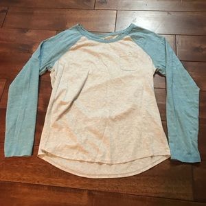 3/4 sleeve baseball tee